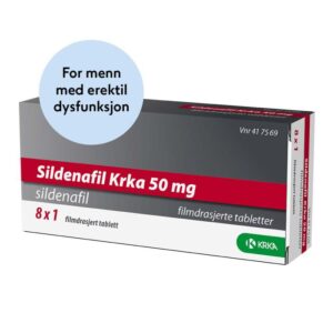 Sildenafil Krka reseptfritt  50mg, 8 tabletter
