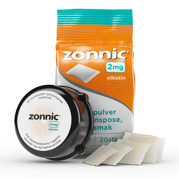 Zonnic munnpulver mint 2 mg 20 stk