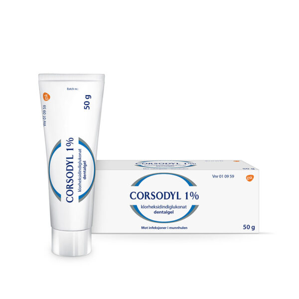 Corsodyl dental gel 1% 50g