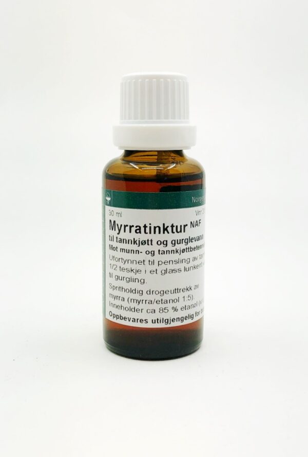 Myrratinktur NAF til tannkjøtt og gurglevann 30ml