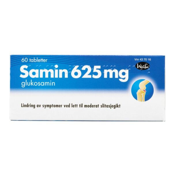 Samin tabletter 625 mg 60 stk