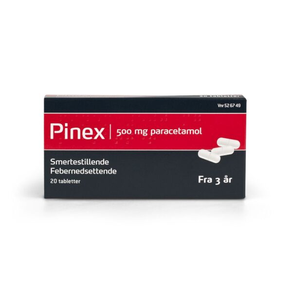 Pinex tabletter 500 mg 20 stk