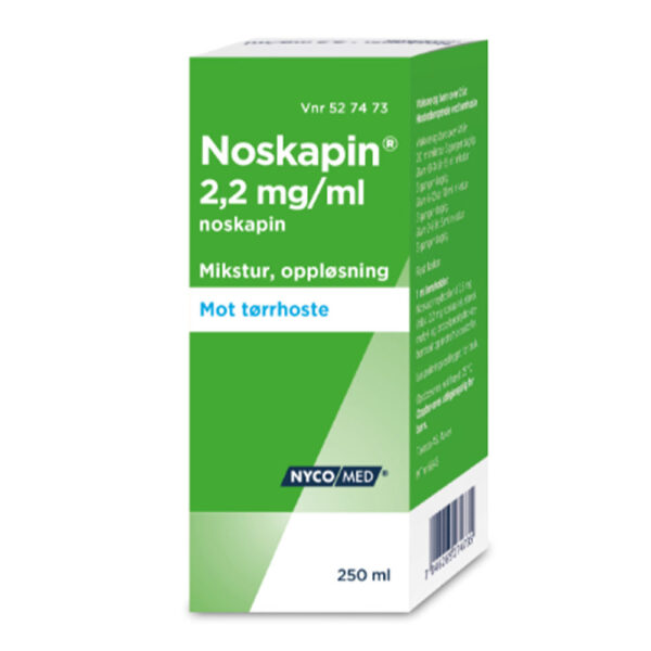 Noskapin mikstur 2,2 mg/ ml 250 ml