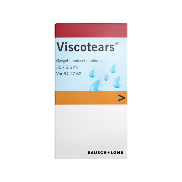 Viscotears øyegel 0,6 ml 30 stk