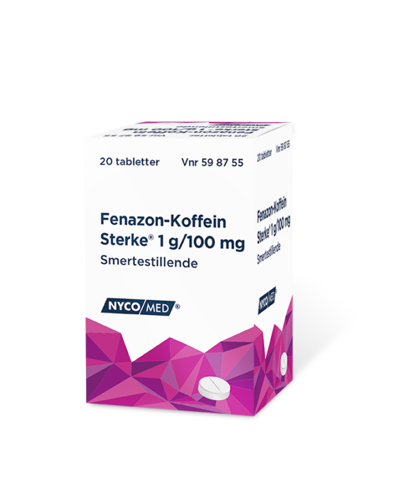 Fenazon-Koffein tabletter 20 stk
