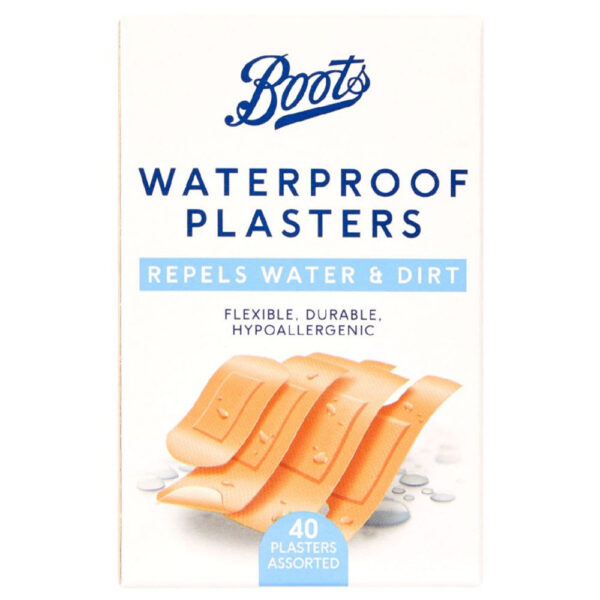 Boots Waterproof Plasters, 40stk