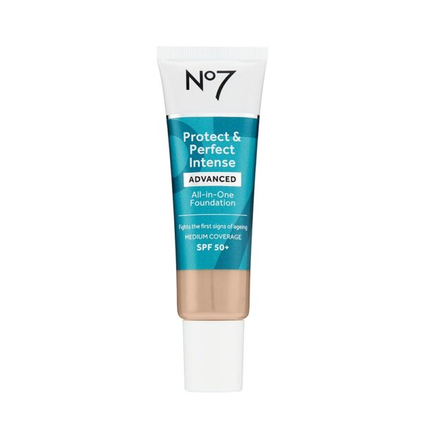 No7 Protect & Perfect ADVANCED All In One Foundation SPF50 30ml, Cool vanilla