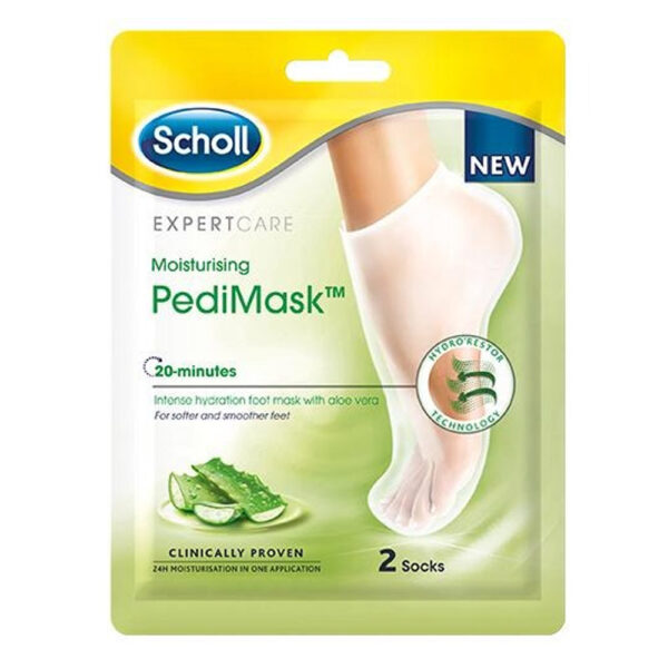 Scholl expert care fotmaske med aloe vera
