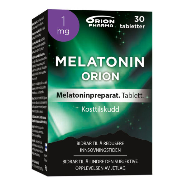 Melatonin Orion 1 mg tabl. 30 stk