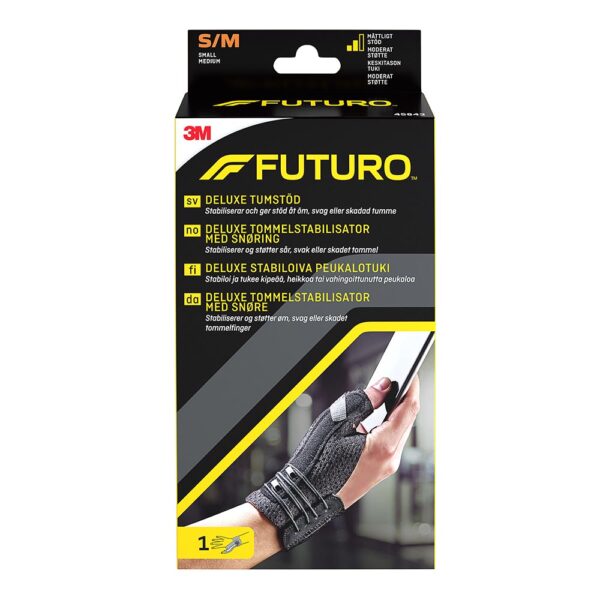 Futuro Deluxe Tommel Sort S/M 1 stk