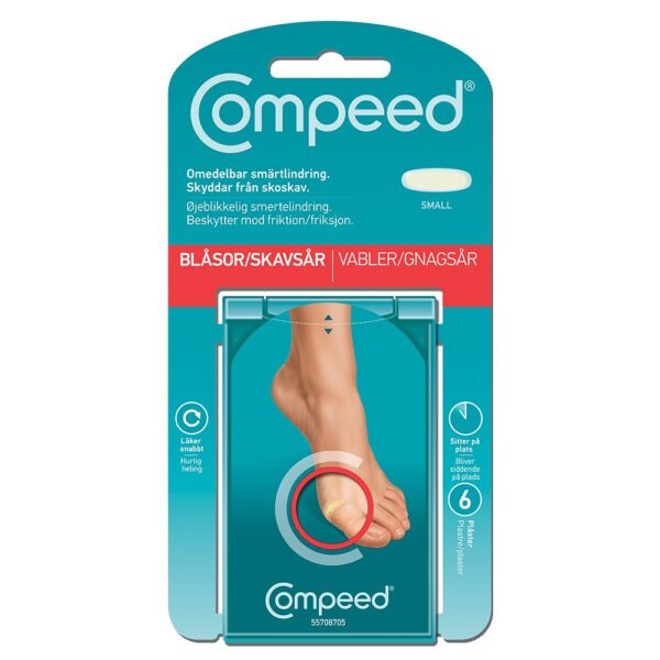 Compeed Gnagsårplaster Small 6 stk