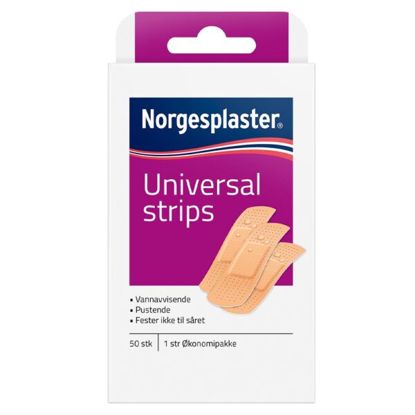 NORGESPLASTER 50 STRIPS