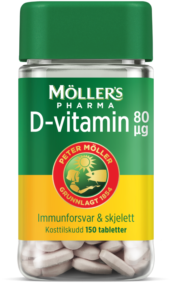 Möller's Pharma D-vitamin 80 µg