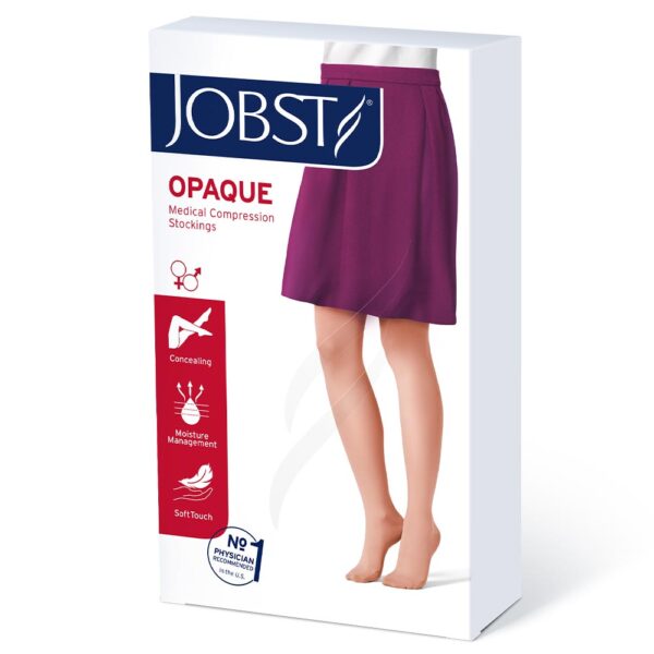 Jobst Opaque K1 Kne Sort XL 1 par