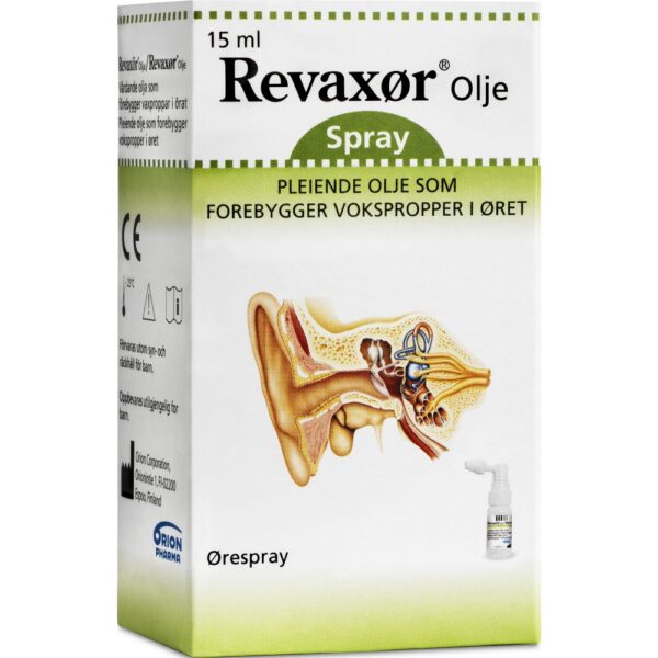 Revaxør Olje Ørespray Forebygg 15 ml