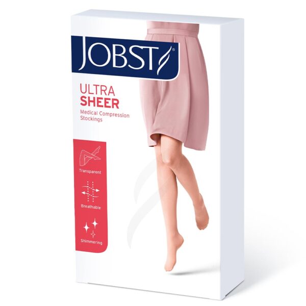 Jobst U Sheer K1 Kne Sort L 1 par