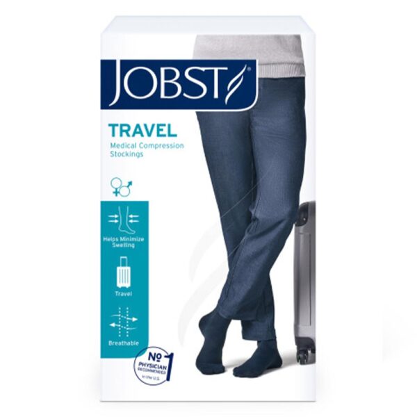 Jobst Travel K1 Kne Sort 4 43/ 1 par