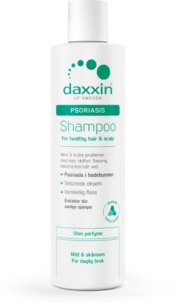 Daxxin sjampo mot psoriasis uten parfyme 300ml