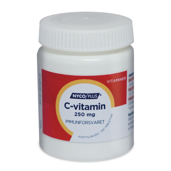 Nycoplus C-vitamin 250mg tabletter 100 stk