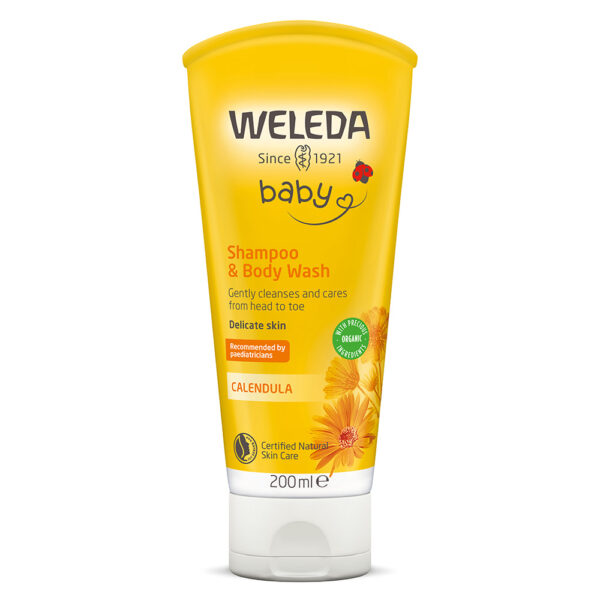 Weleda Calendula Shampoo & Body Wash 200 ml