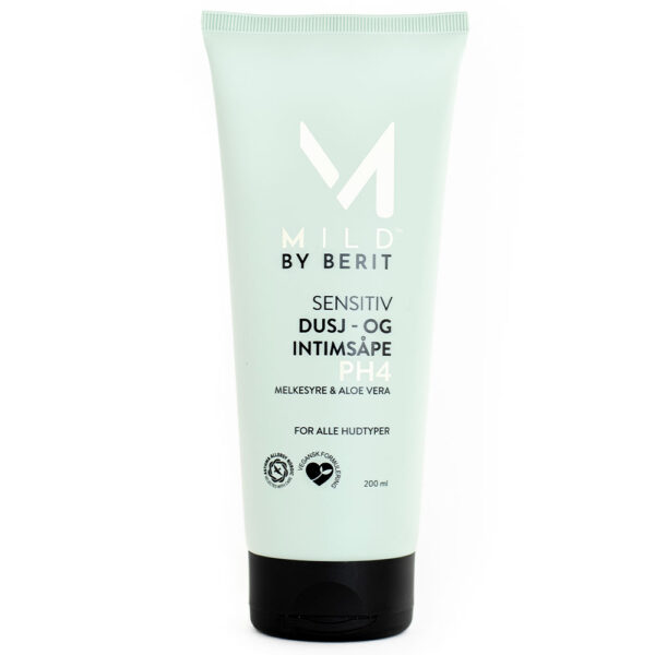 Mild by Berit Sensitiv Dusj- og intimsåpe 200 ml