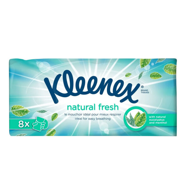 Kleenex Natural Fresh lommetørkle 8x9ark