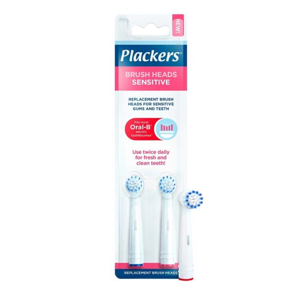 Plackers sensitive refill børsthode 2 stk