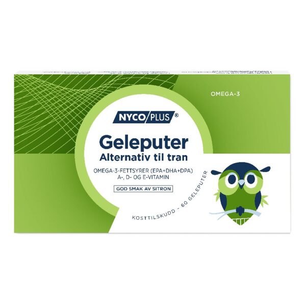 Nycoplus Geleputer Omega-3 60 stk