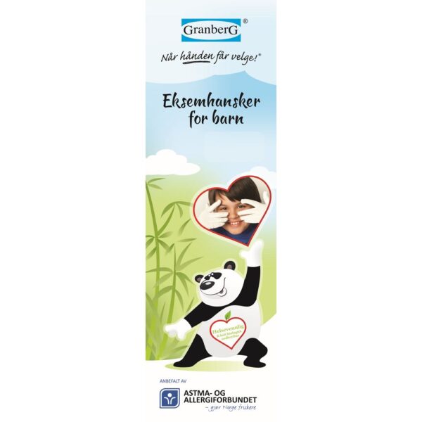 Bamboo Eksemhansker Barn 7-8år