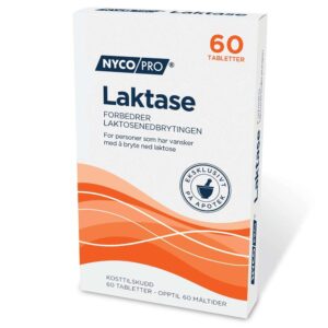 Nycopro Laktase tabletter 60 stk
