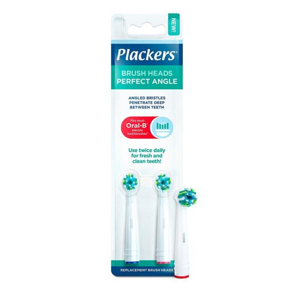 Plackers perfect angle refill børsthode 2 stk