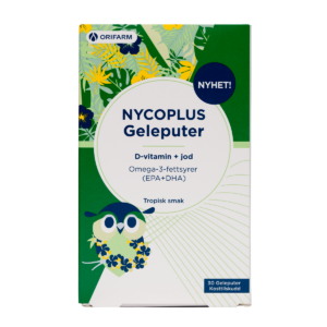 Nycoplus Omega-3 geleputer med jod og d-vitamin