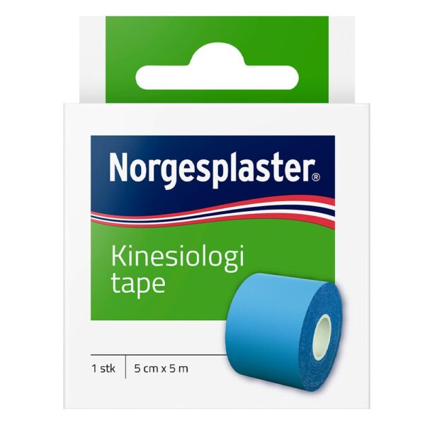 Norgespl Kinesiologi Blå 5Cx5M 1 stk