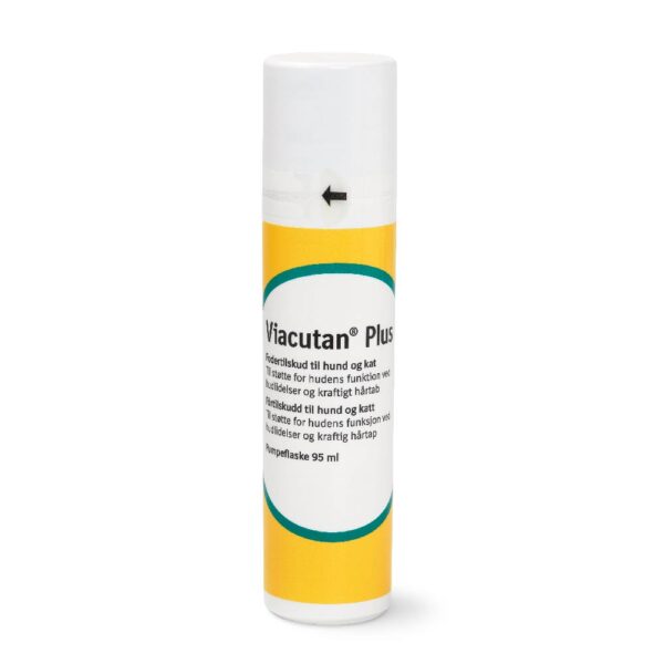 Viacutan Plus pumpeflaske fôrtilskudd til hund og katt 95ml
