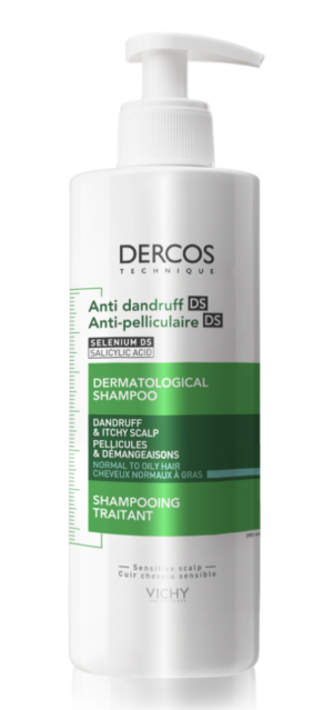 Vichy Dercos Sjampo flass/fett 390ml