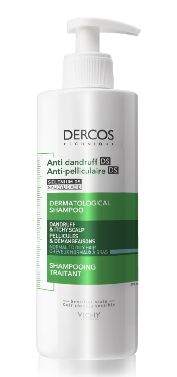 Vichy Dercos Sjampo flass/fett 390ml
