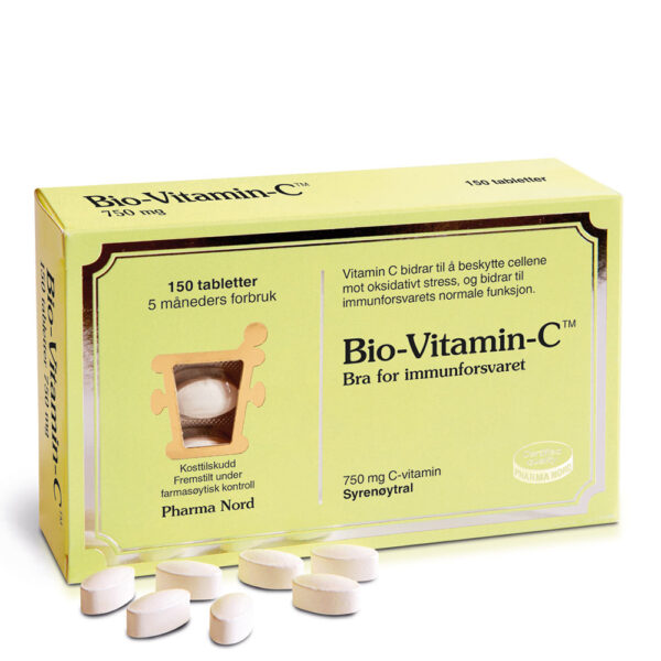 Bio-Vitamin-C 750mg tabletter 150 stk