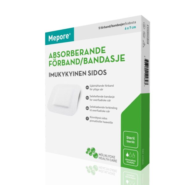 Mepore Selvheft Bandasje 6X7 5 stk