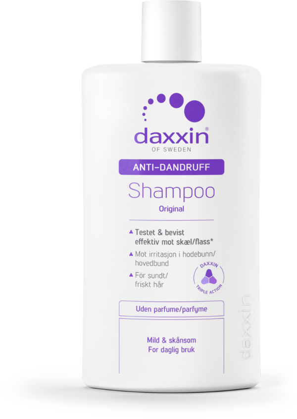 Daxxin Shampoo mot flass uten parfyme 250 ml