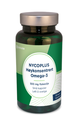 Nycoplus Høy Omega-3 Kaps 500 120 stk