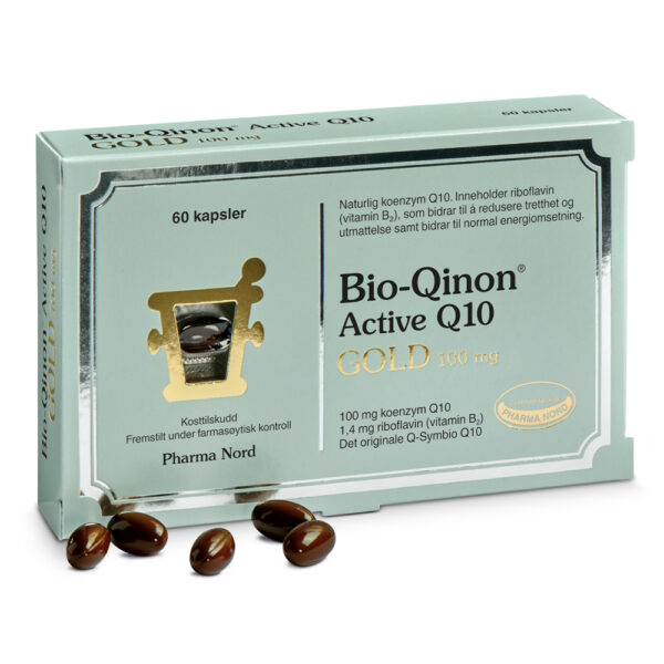 Bio-Qinon Active Q10 Gold 100mg kapsler 60 stk