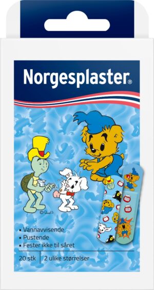 Norgeplaster Bamse 10x20pcs