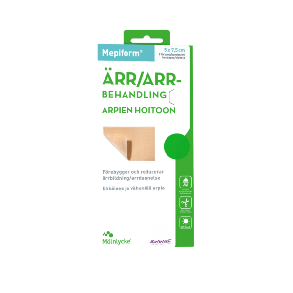 Mepiform 5X7,5Cm Usteril 2 stk