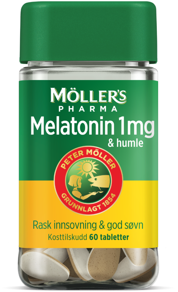 Möller's Pharma Melatonin 1mg & humle
