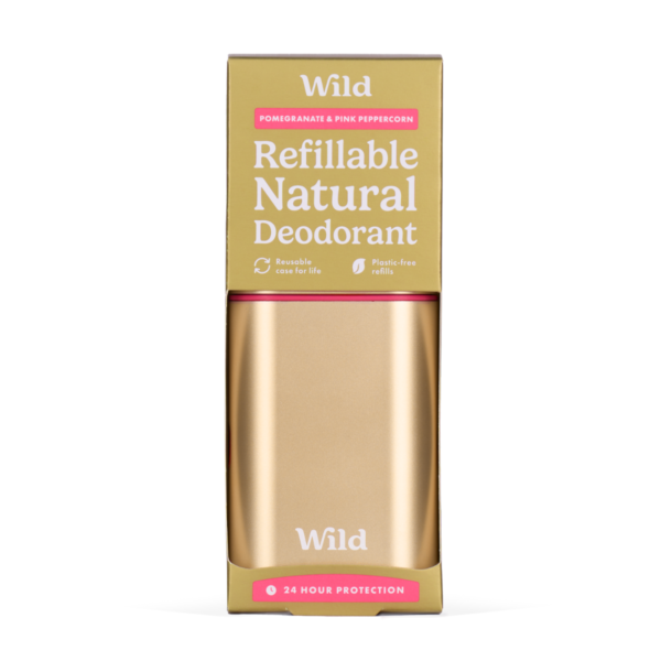 Wild Deo gold case pomegranate & peppercorn starter pack