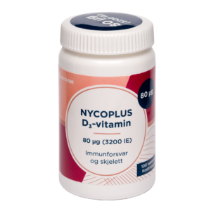 Nycoplus D3-vitamin 80 mcg tabletter 100 stk
