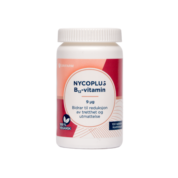 Nycoplus B12-vitamin 9 mcg tabletter 100 stk