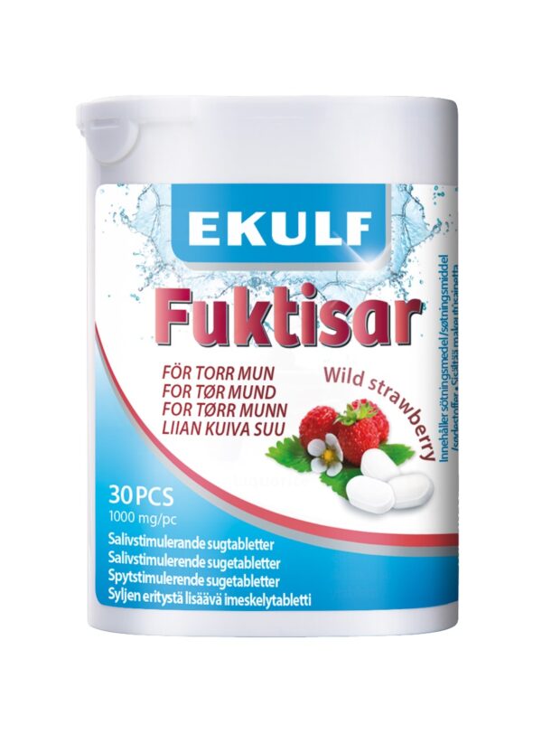 EKULF Fuktisar Wild Strawberry 30 stk