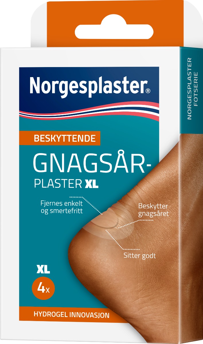 Norgesplaster Gnagsår Beskyttende Hæl XL