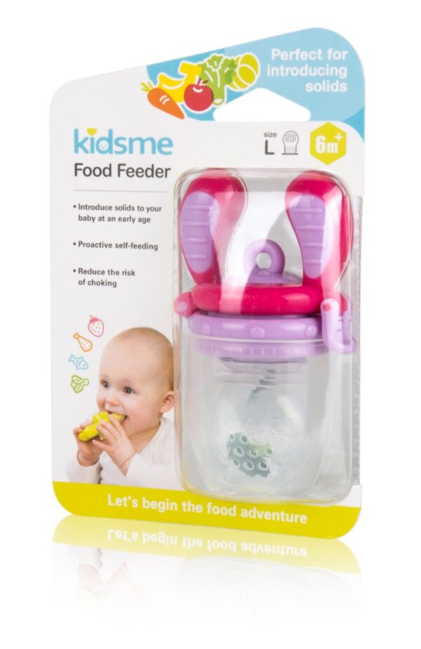 Kidsme Food Feeder Rosa 1 stk